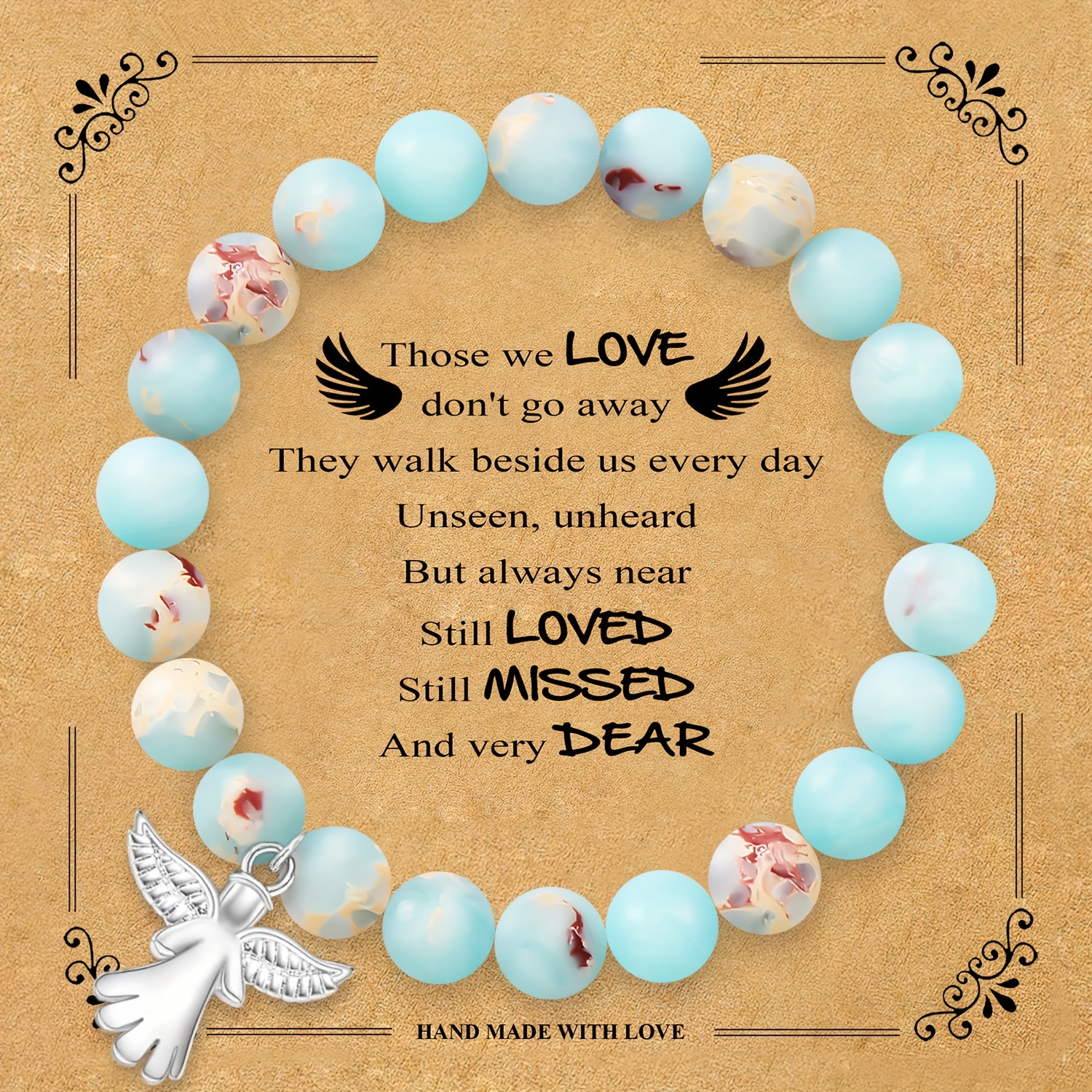 Stylish Bracelet with Blessing Card, Easter Gift